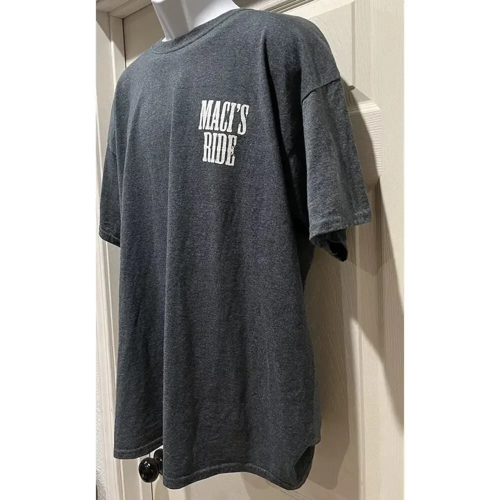 MACI'S RIDE Blue T-Shirt Men's Size XXL Autism Charity Hampton Roads VA Moto